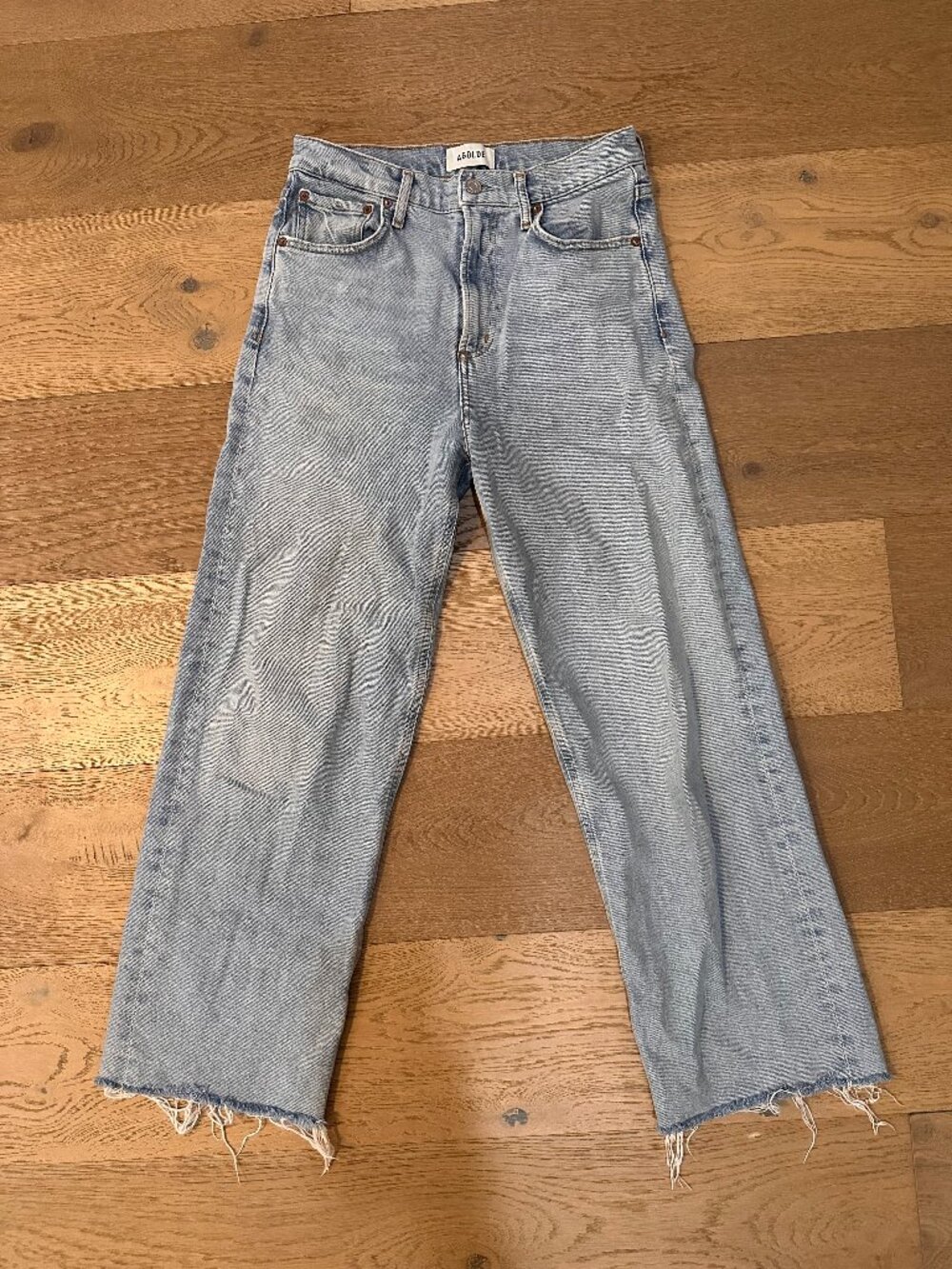 AGOLDE Ren Wide Leg High Rise Jeans